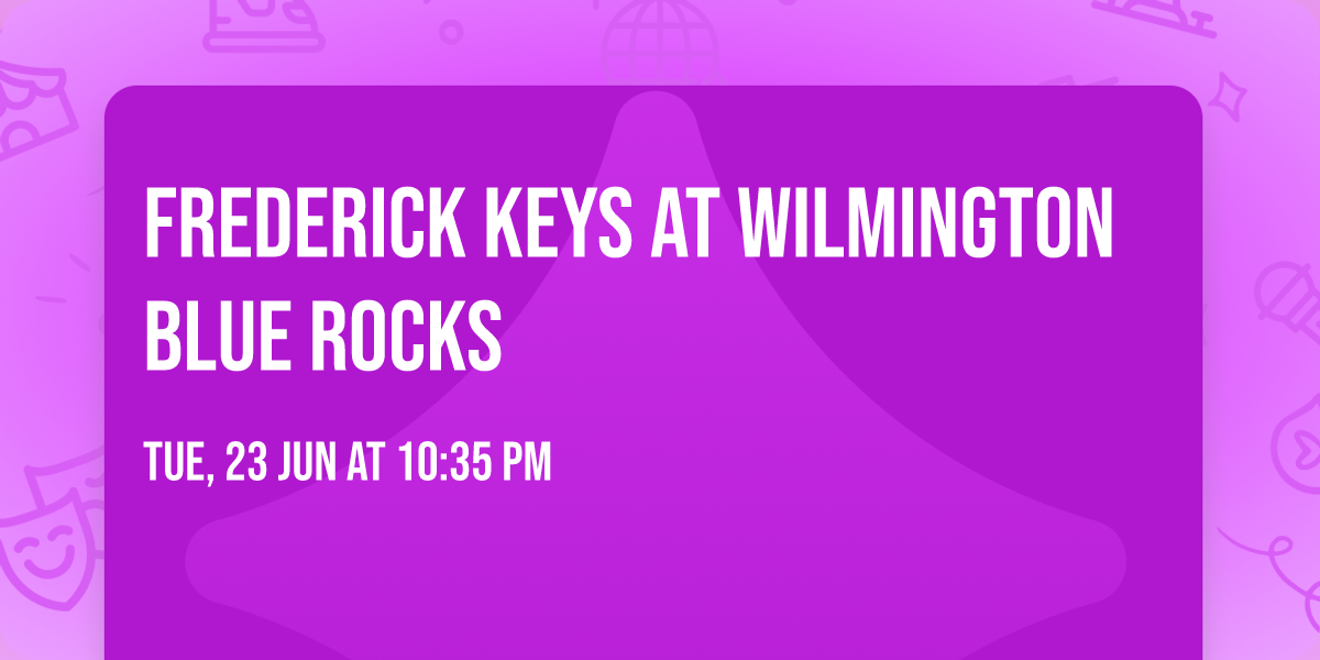 Frederick Keys at Wilmington Blue Rocks