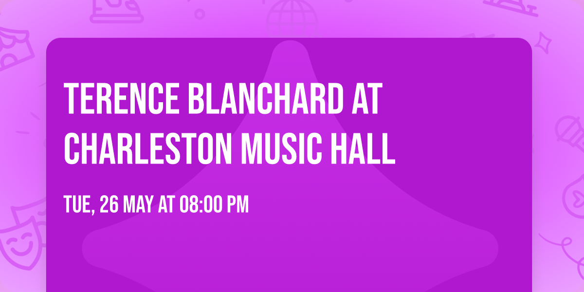 Terence Blanchard at Charleston Music Hall