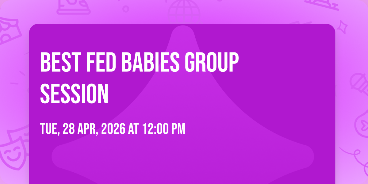 Best Fed Babies Group session , Corfe Mullen Village Hall, Wimborne ...