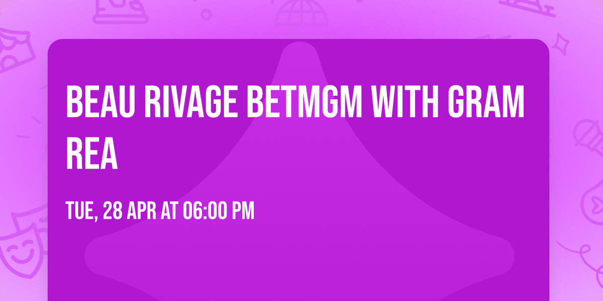 Beau Rivage BetMGM with Gram Rea