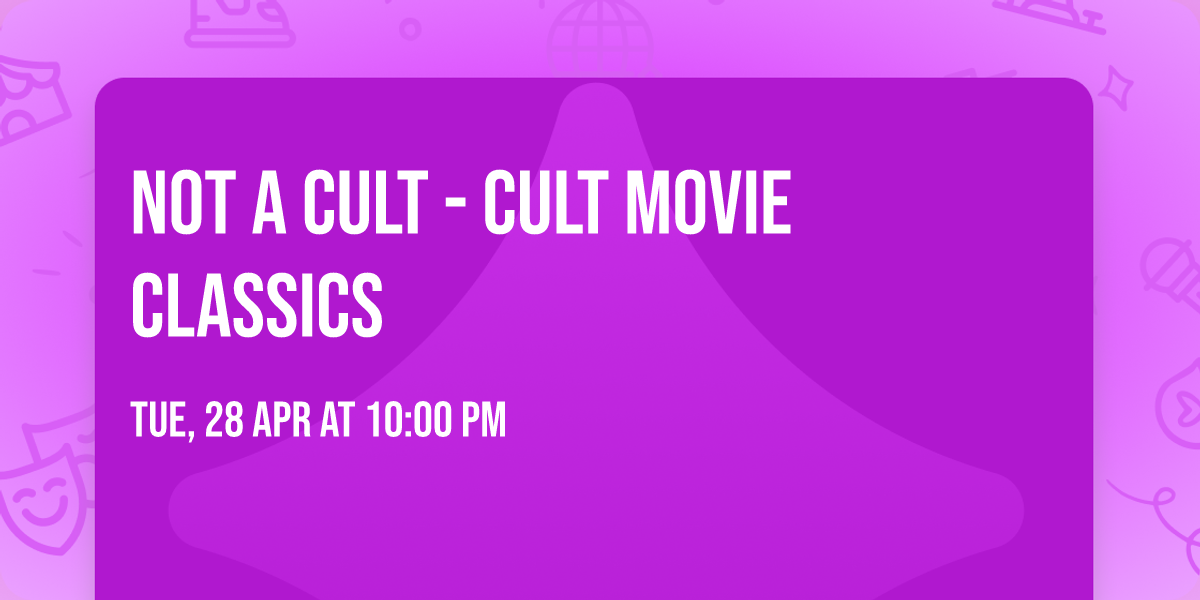 Not A Cult - CULT MOVIE CLASSICS 