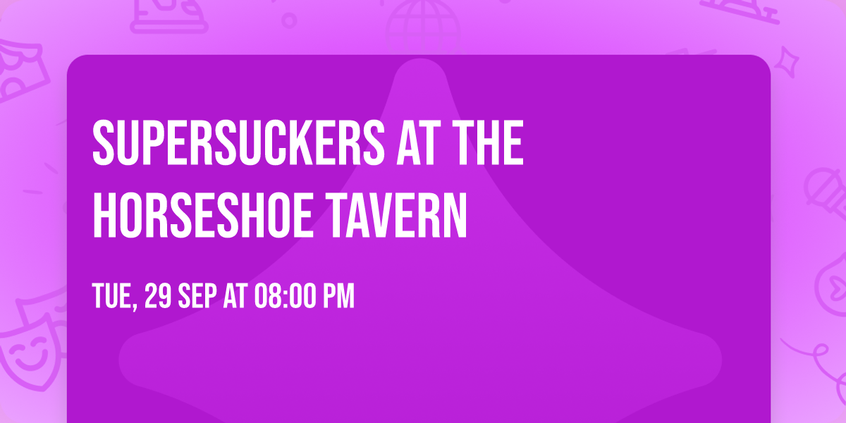 Supersuckers at the Horseshoe Tavern