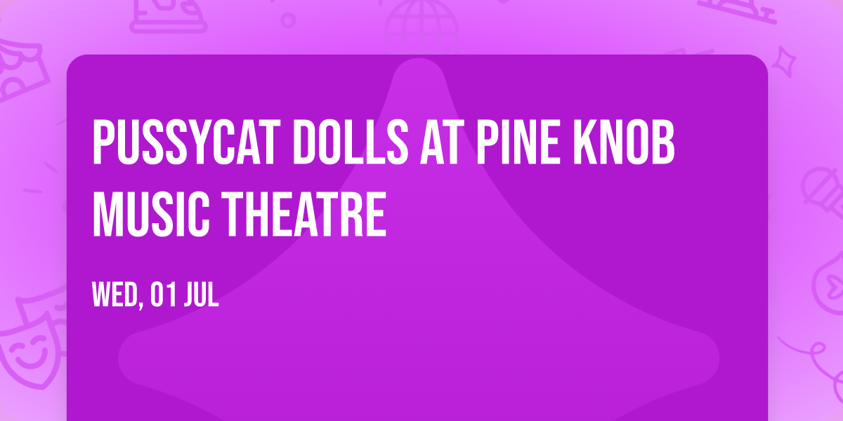 Pussycat Dolls at Pine Knob Music Theatre