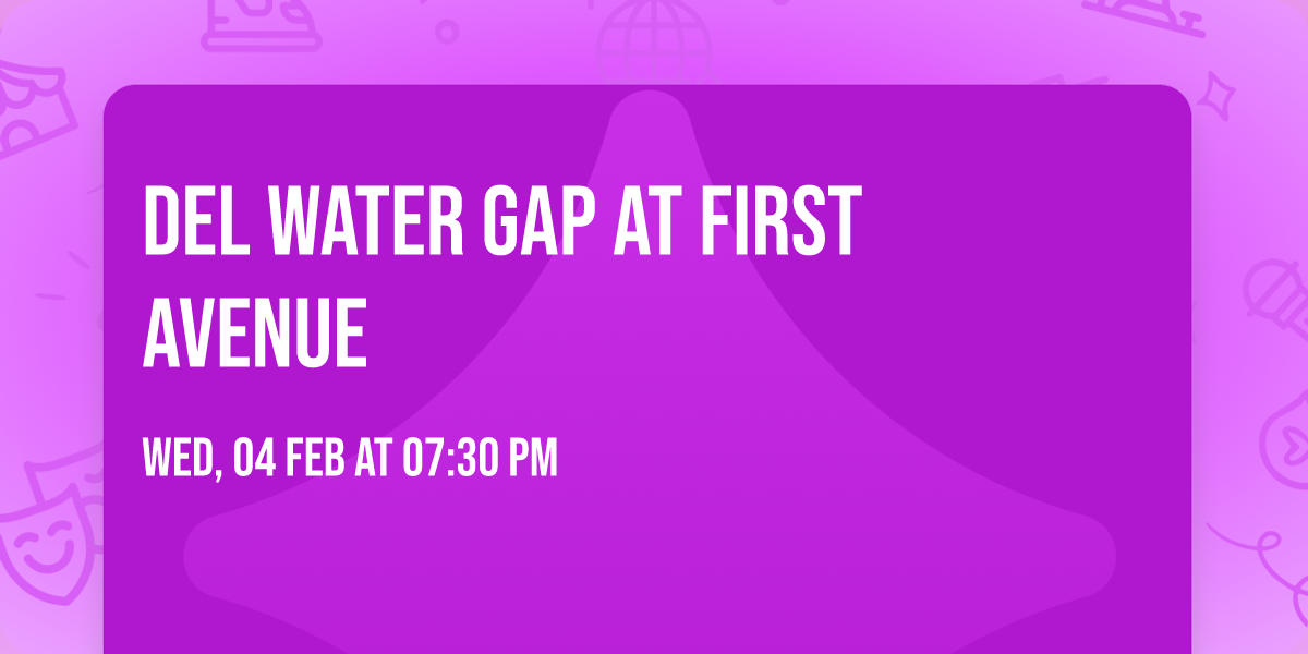 Del Water Gap at First Avenue