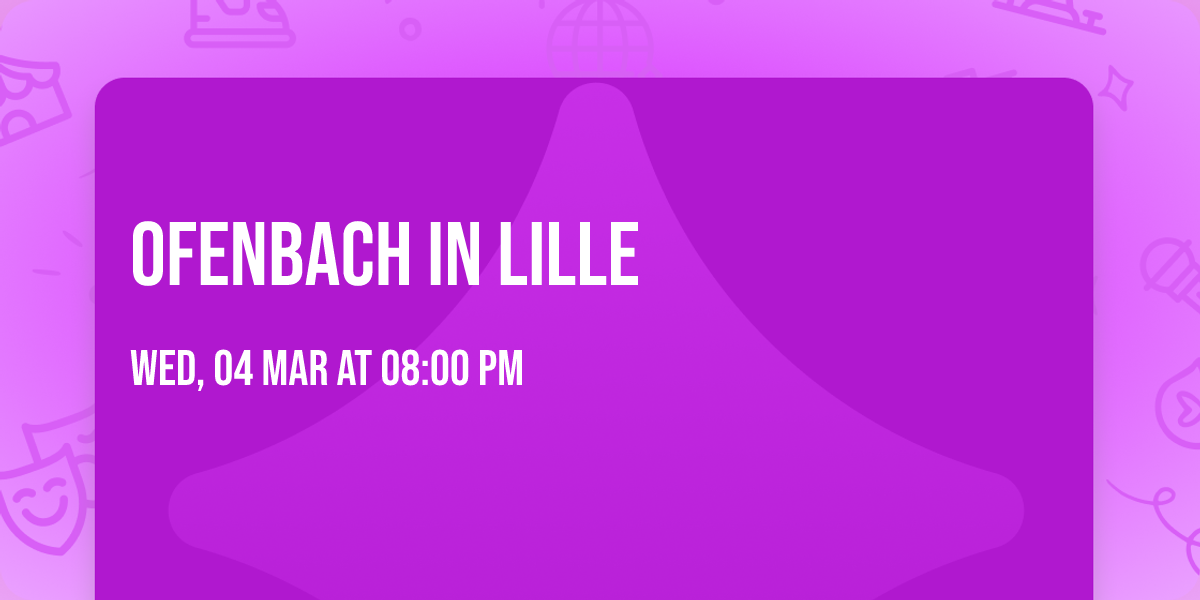 Ofenbach in Lille