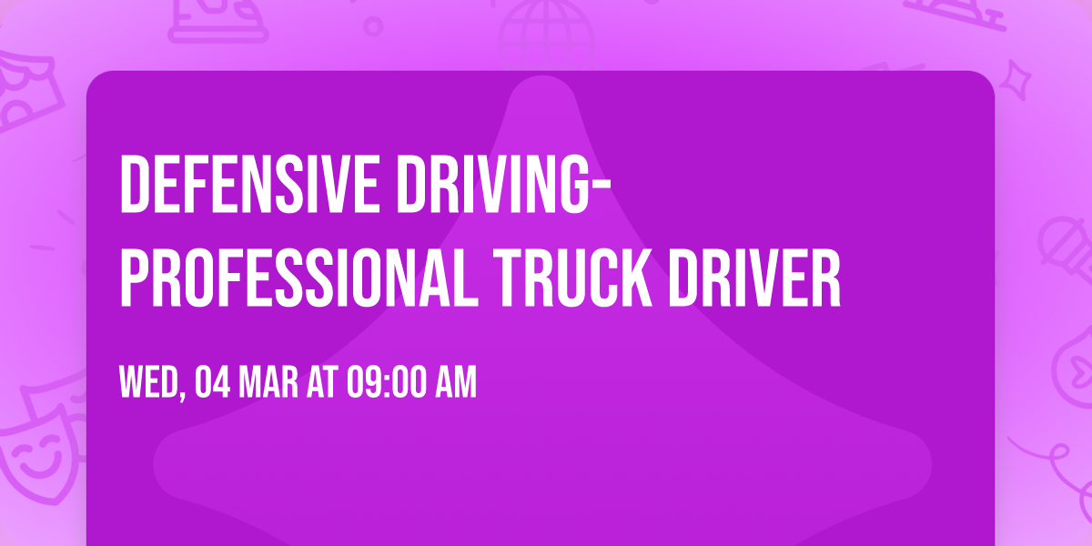Defensive Driving-Professional Truck Driver