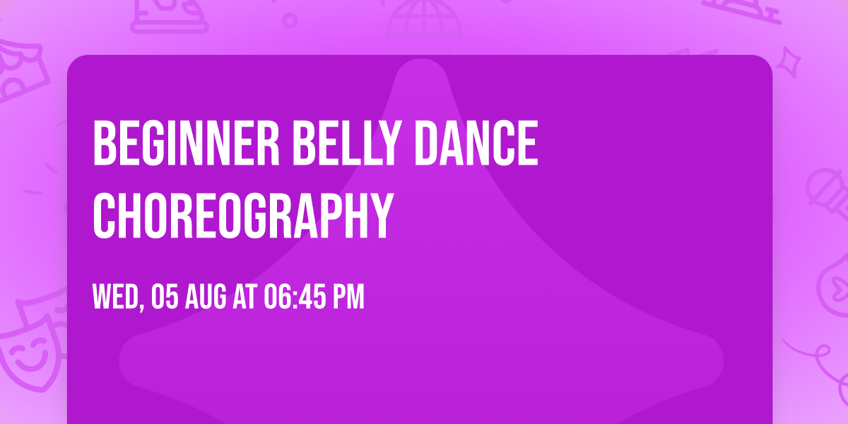 Beginner Belly Dance Choreography 