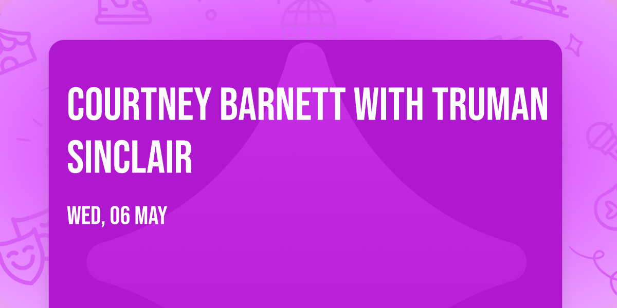 Courtney Barnett with Truman Sinclair