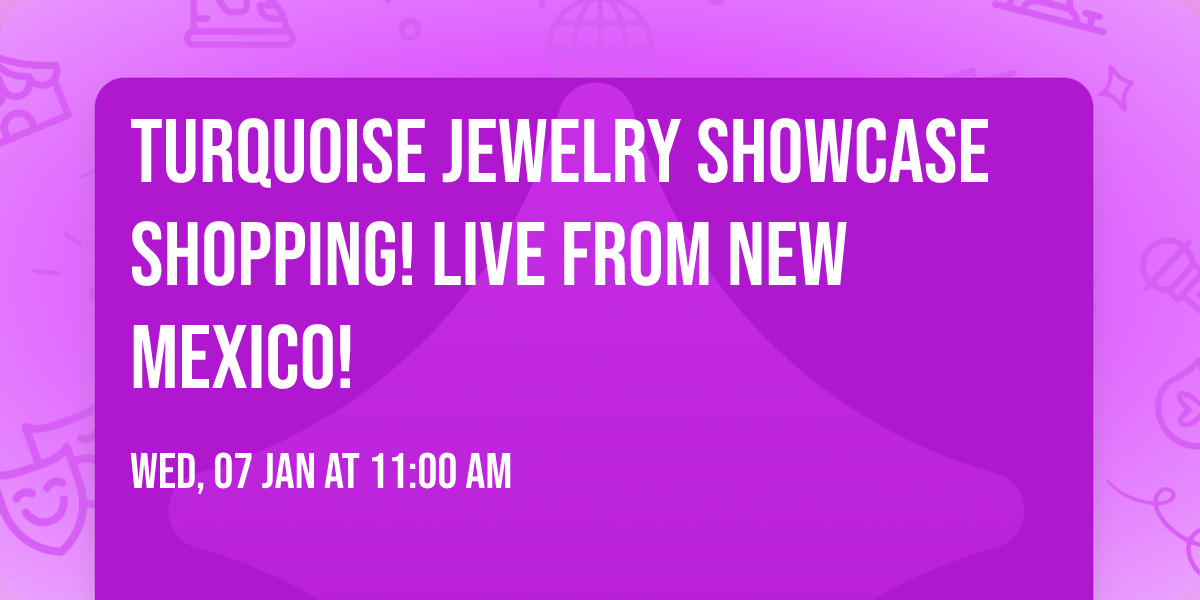 \ud83d\udecd\ufe0f Turquoise Jewelry Showcase Shopping! LIVE from New Mexico!