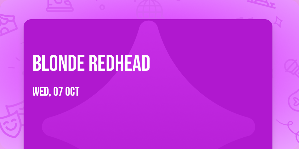 Blonde Redhead