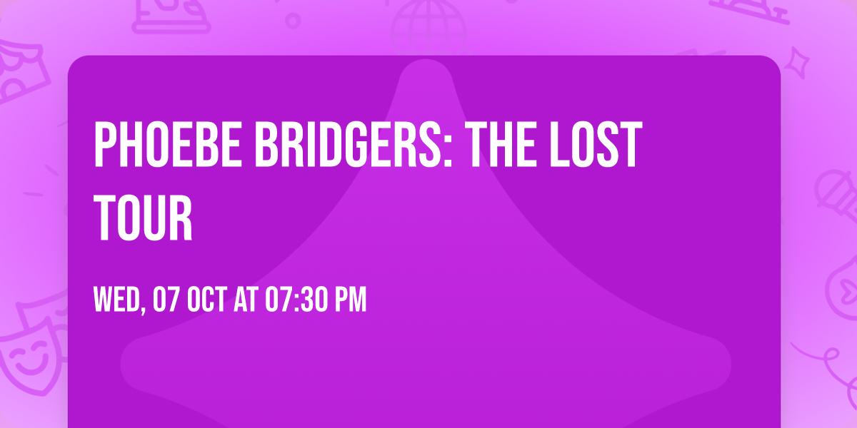 Phoebe Bridgers: The Lost Tour