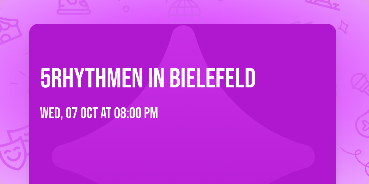5Rhythmen in Bielefeld 