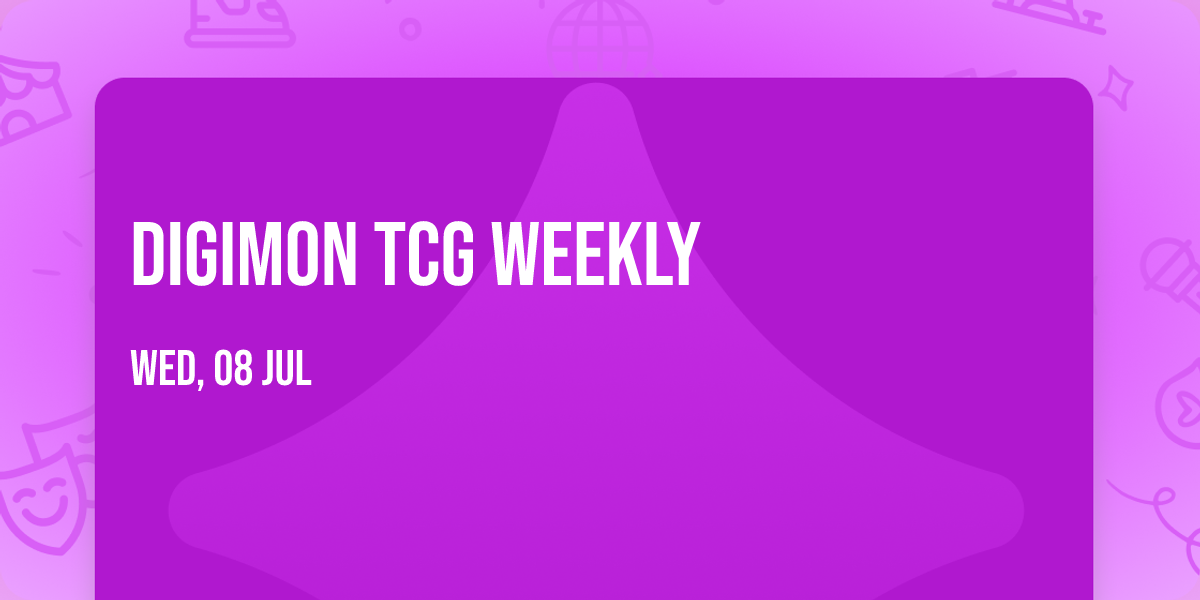 Digimon TCG Weekly