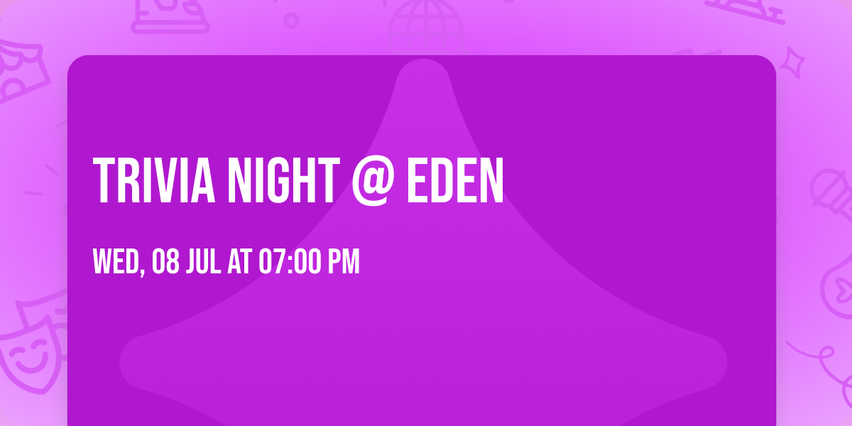 Trivia Night @ Eden