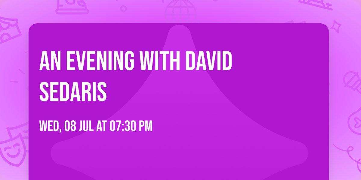 An Evening with David Sedaris