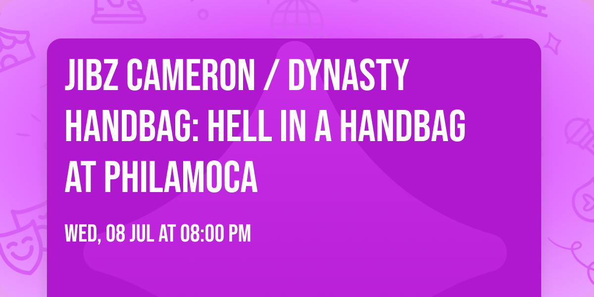 Jibz Cameron \/ Dynasty Handbag:  Hell in a Handbag at PhilaMOCA