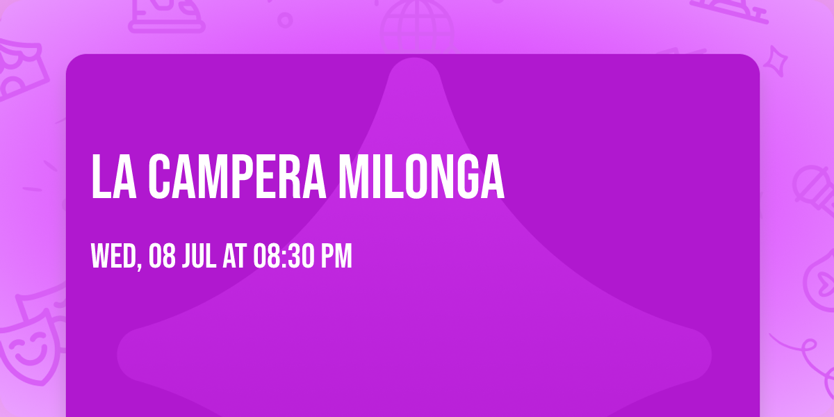 LA CAMPERA MILONGA