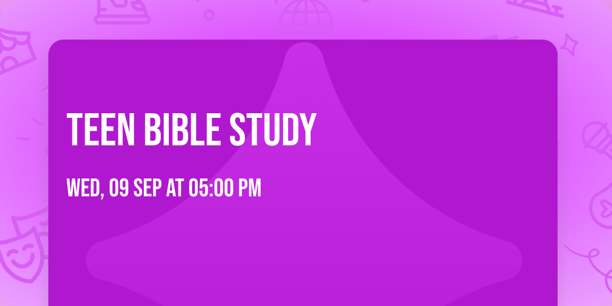 Teen Bible Study