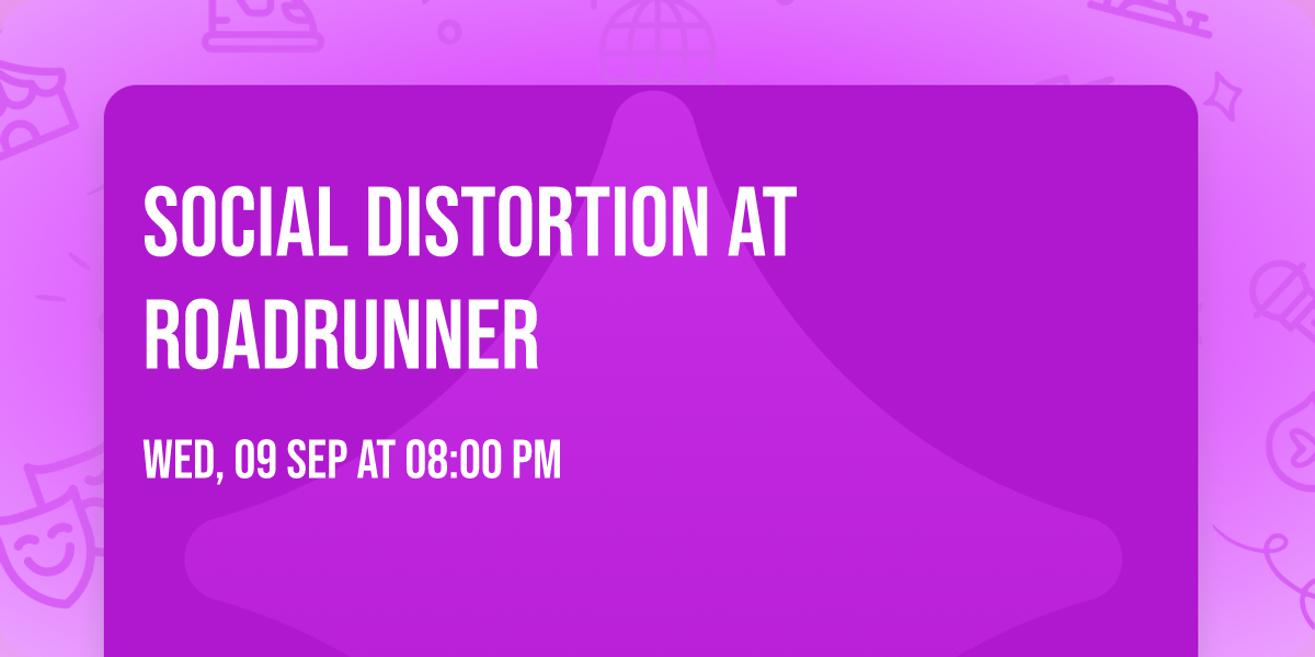 Social Distortion at Roadrunner