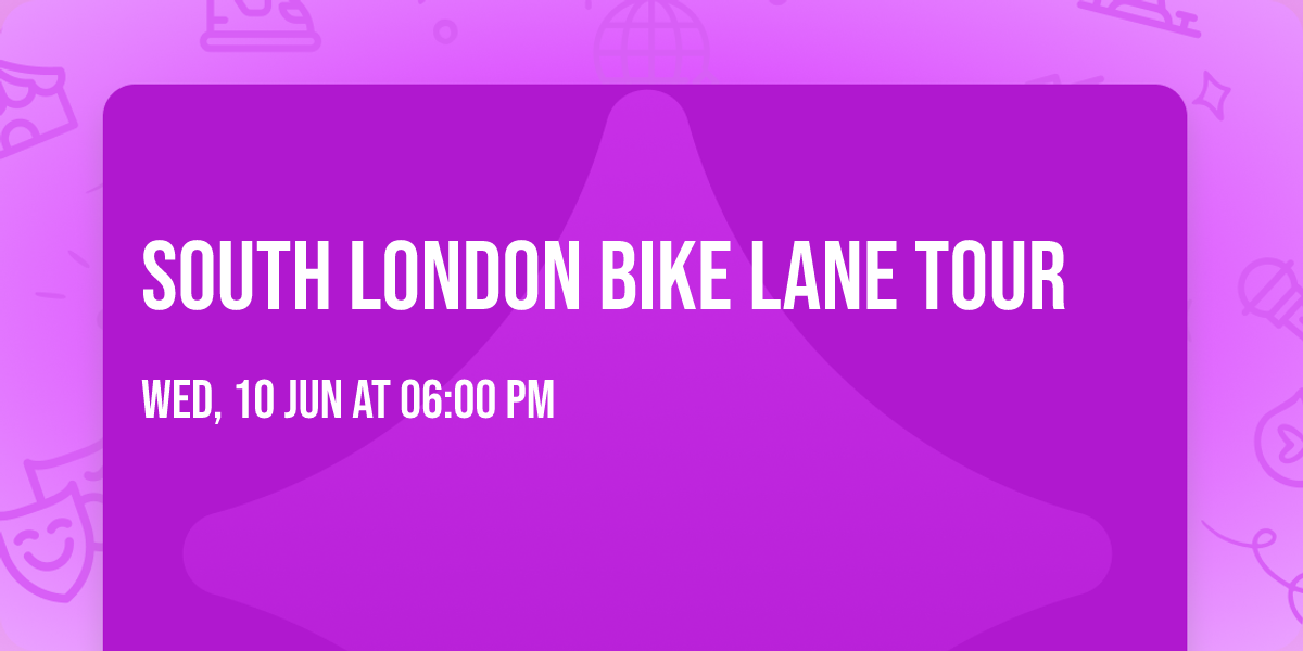 South London Bike Lane Tour