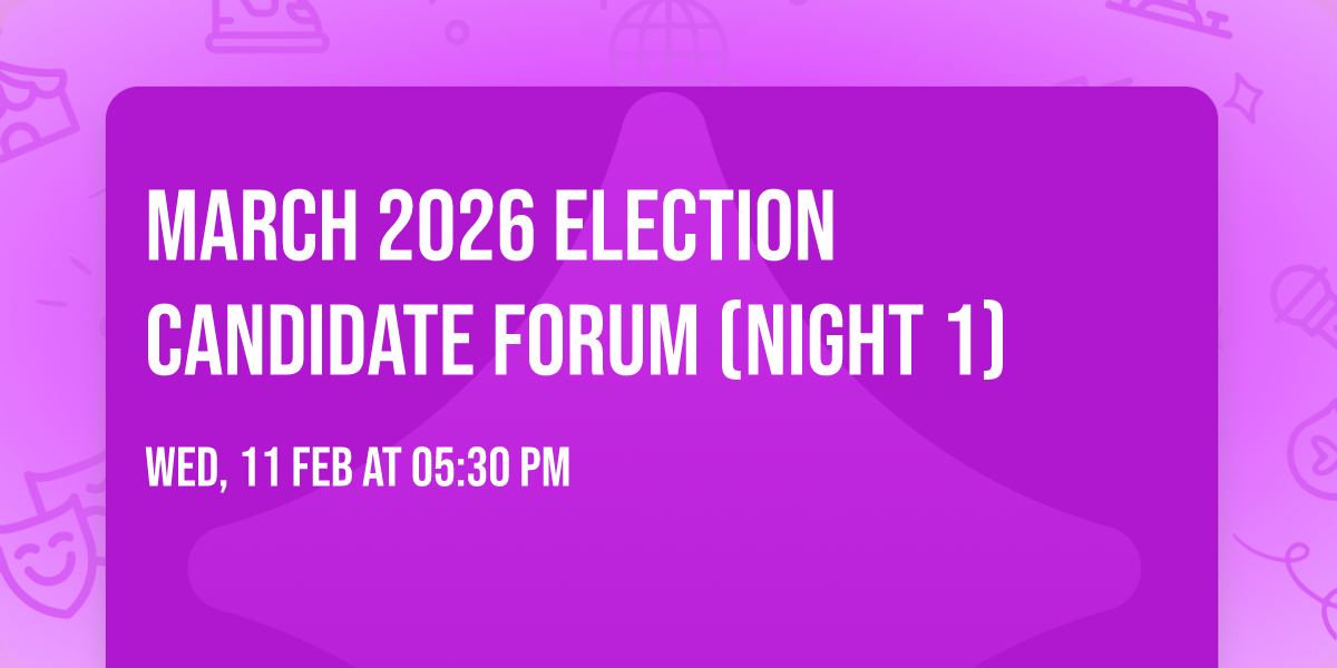 March 2026 Election Candidate Forum (Night 1)