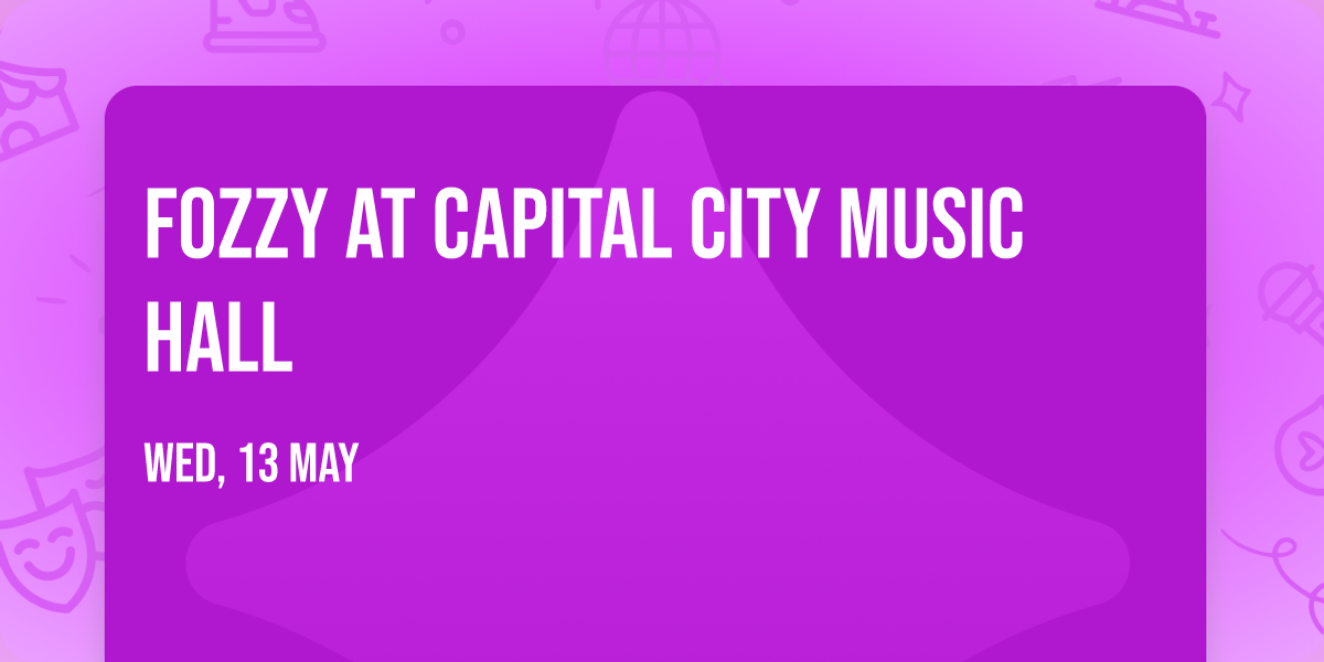 Fozzy at Capital City Music Hall