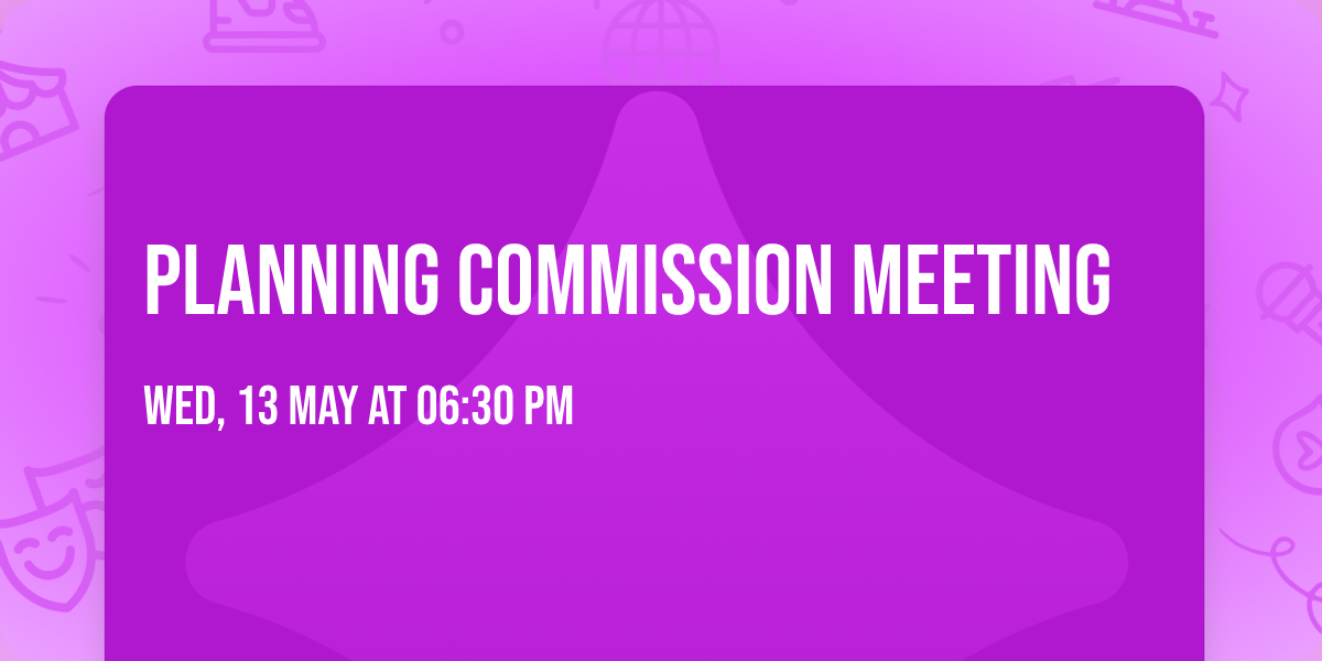 Planning Commission Meeting