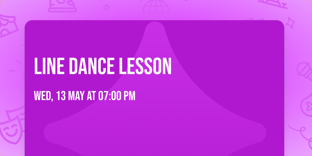 Line Dance Lesson 