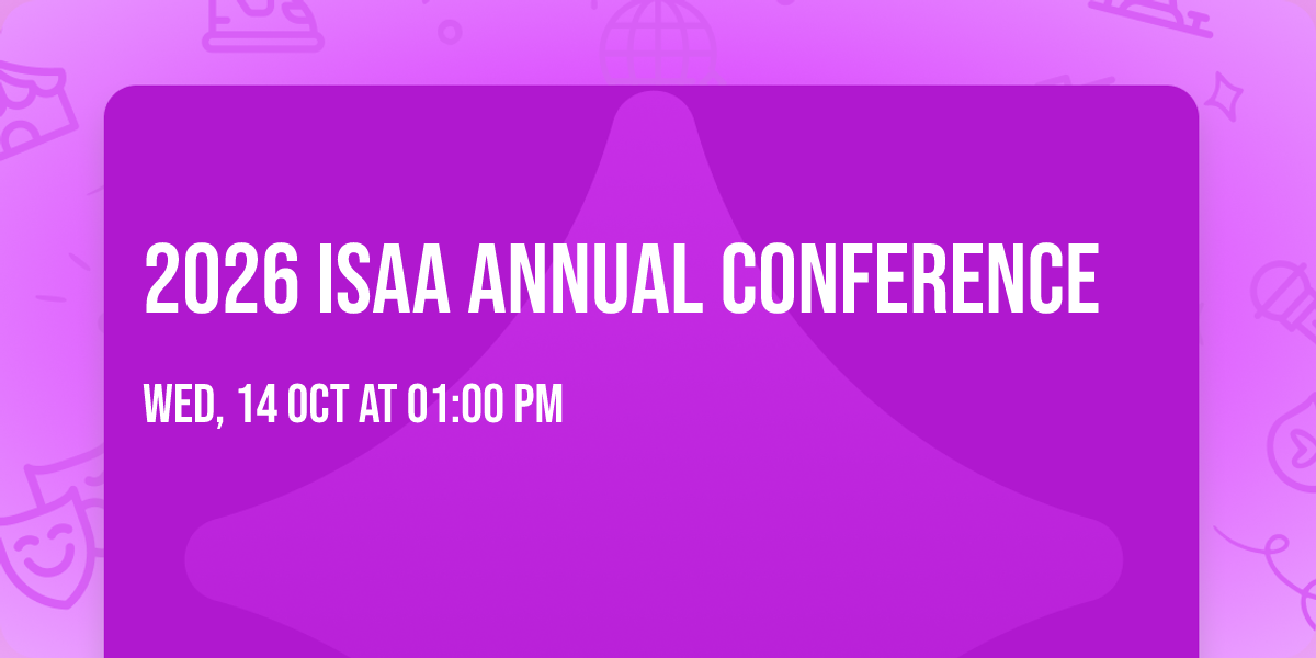 2026 ISAA Annual Conference