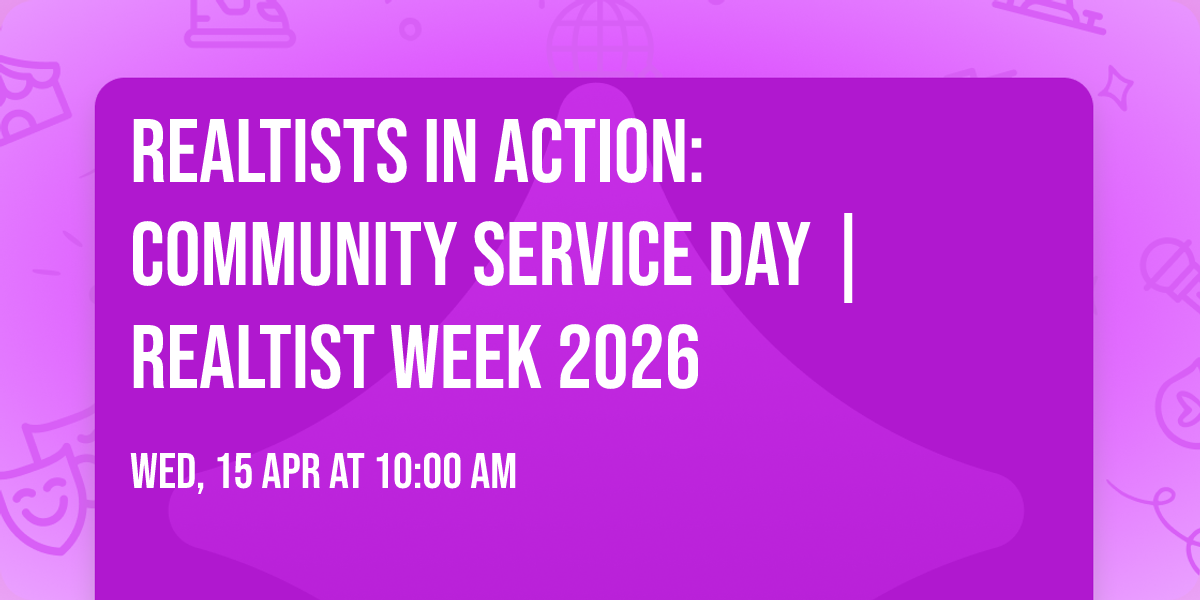 Realtists in Action: Community Service Day | Realtist Week 2026