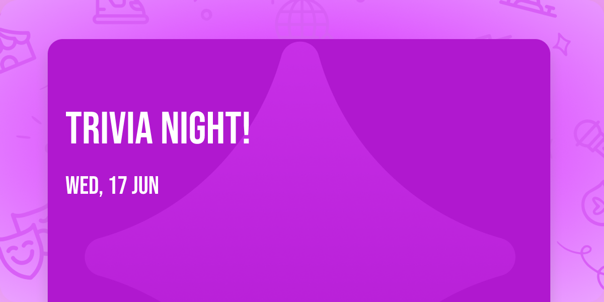 Trivia Night!