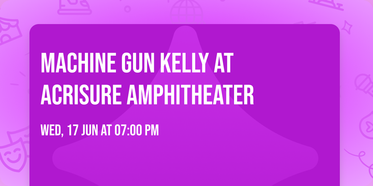 Machine Gun Kelly at Acrisure Amphitheater