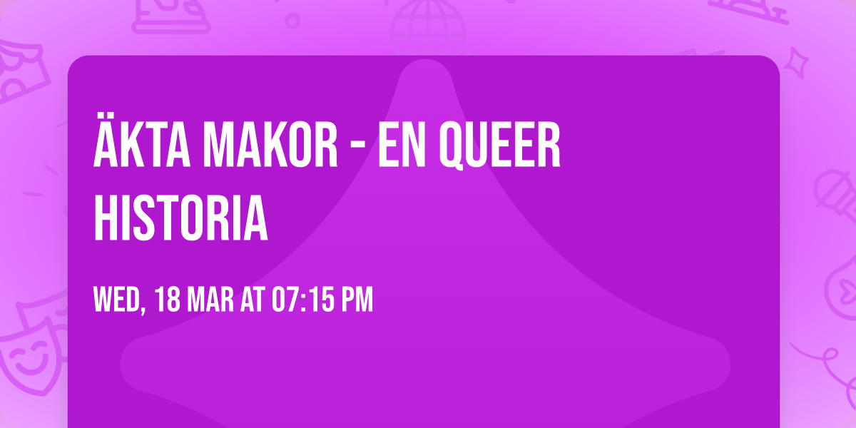 \u00c4kta makor - en queer historia