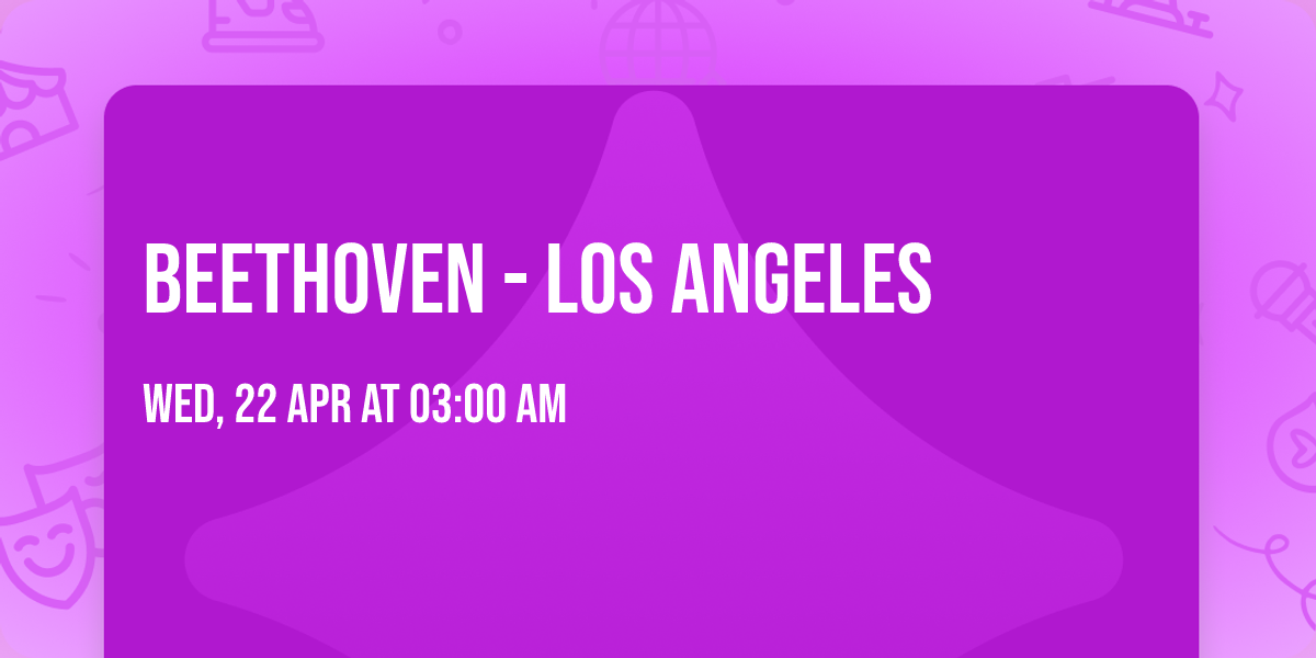 Beethoven - Los Angeles