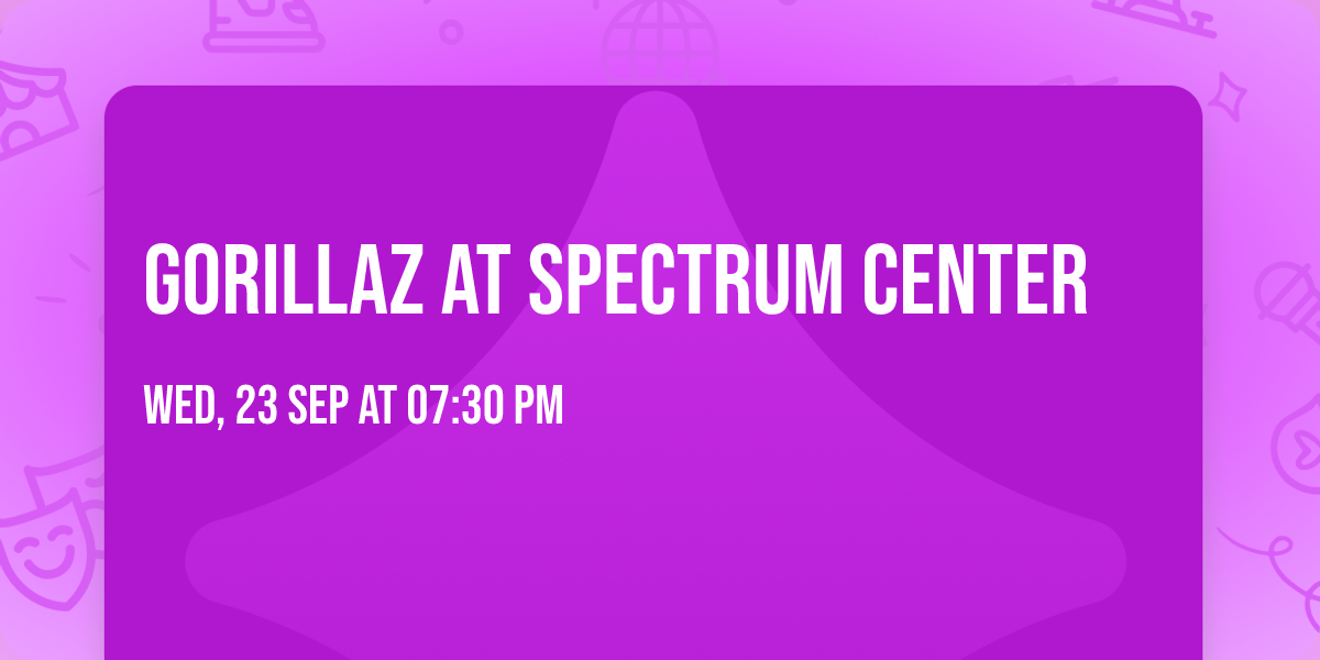 Gorillaz at Spectrum Center
