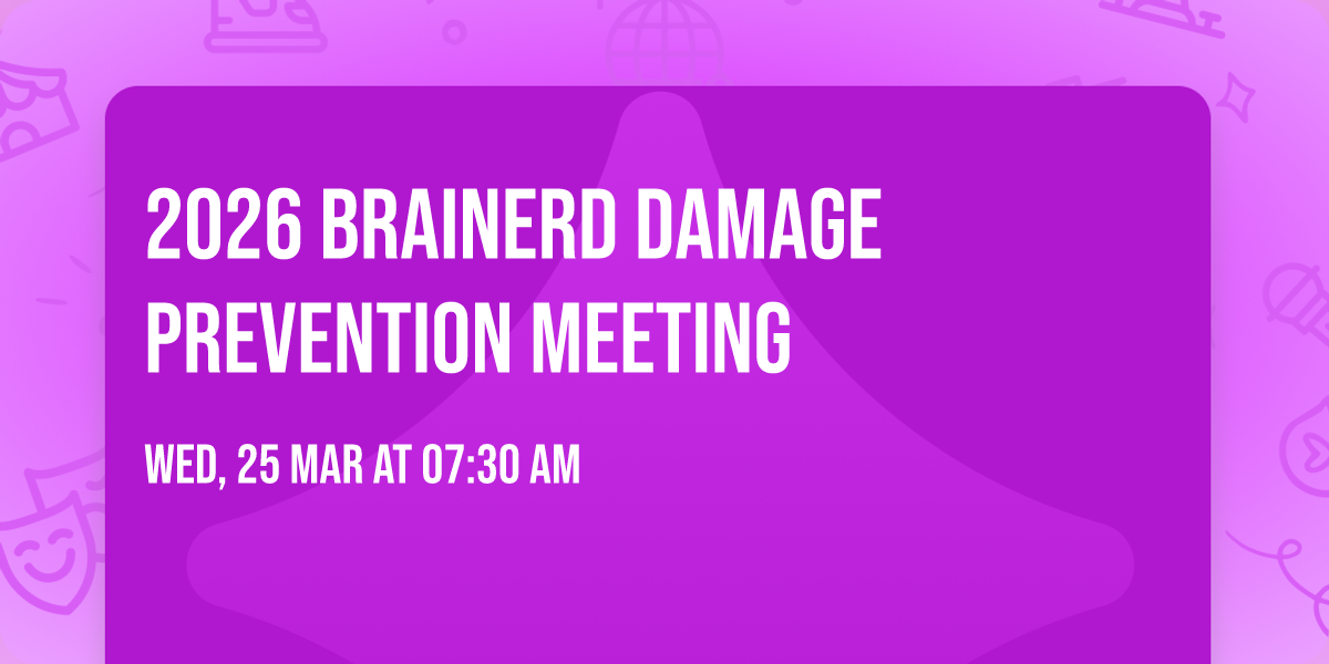 2026 Brainerd Damage Prevention Meeting