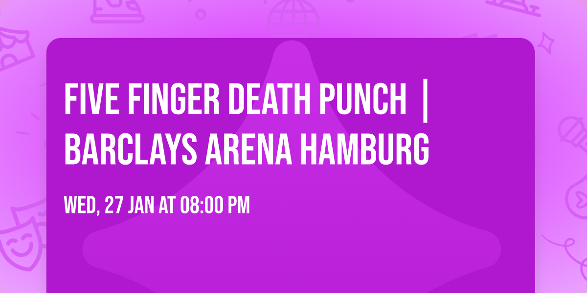 Five Finger Death Punch | Barclays Arena Hamburg