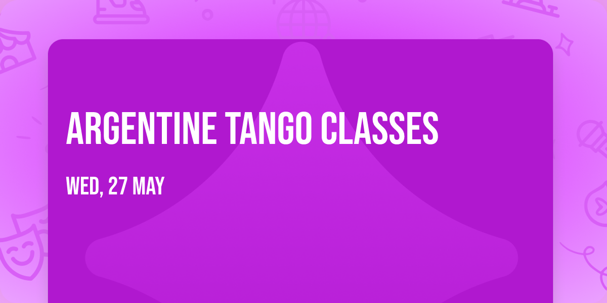 ARGENTINE TANGO CLASSES 
