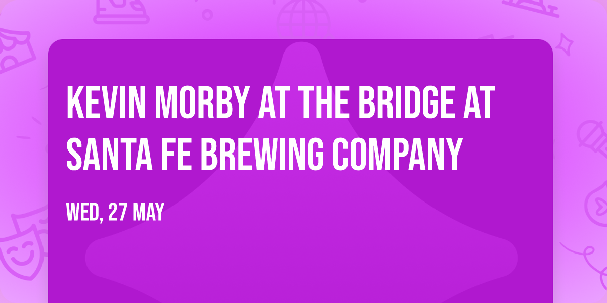 Kevin Morby at The Bridge At Santa Fe Brewing Company