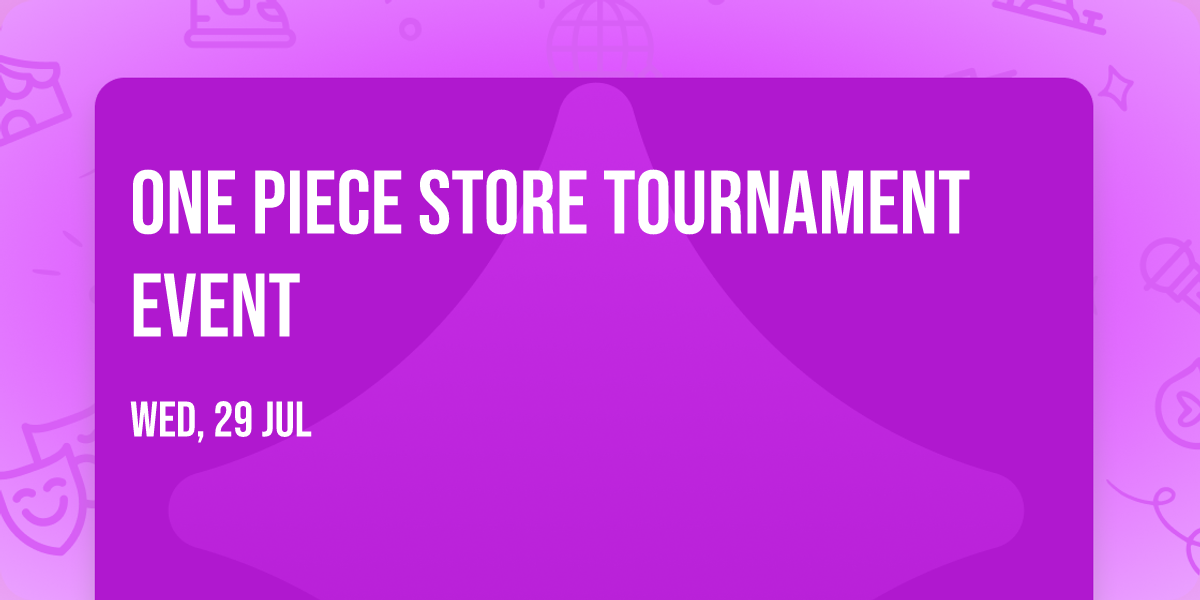 One Piece Store Tournament Event