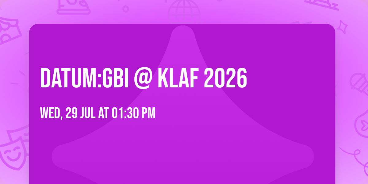 DATUM:GBI @ KLAF 2026
