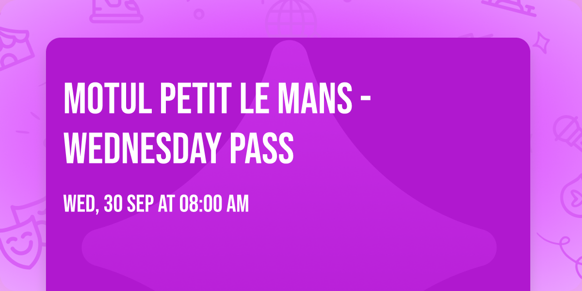 Motul Petit Le Mans - Wednesday Pass