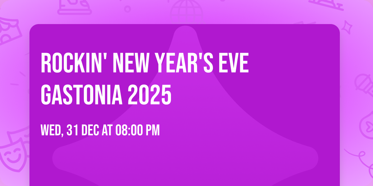 Rockin' New Year's Eve Gastonia 2025