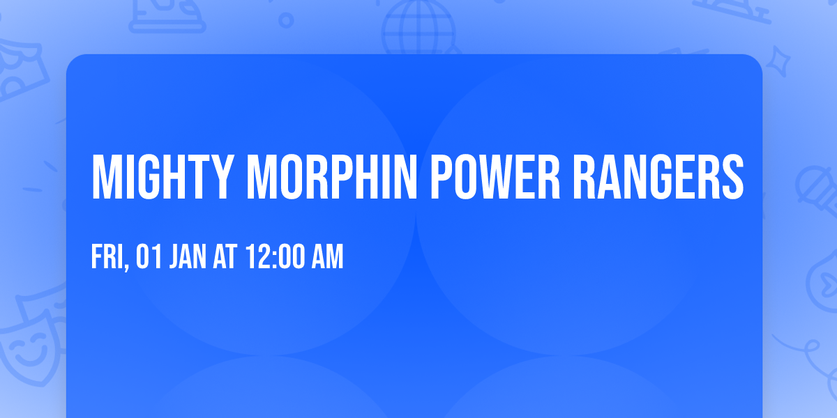 Mighty Morphin Power Rangers 