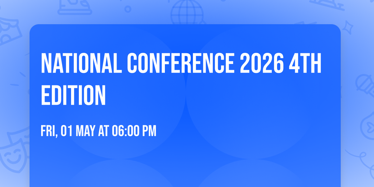National Conference 2026 4th edition 