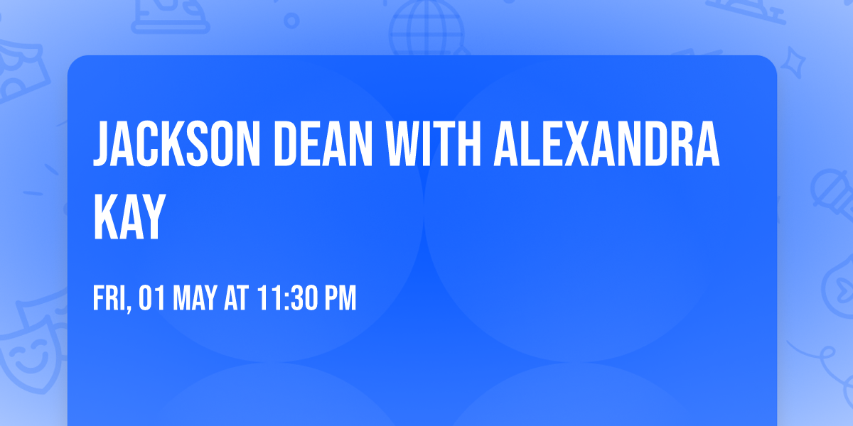 Jackson Dean with Alexandra Kay