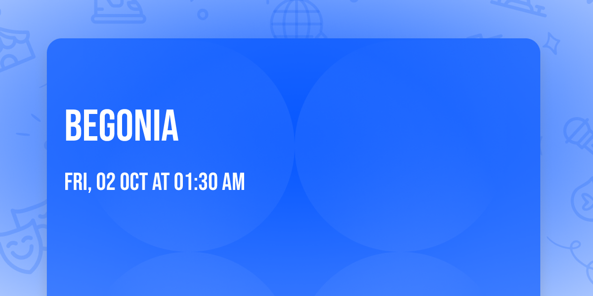 Begonia