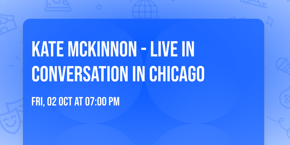 Kate McKinnon - Live In Conversation In Chicago