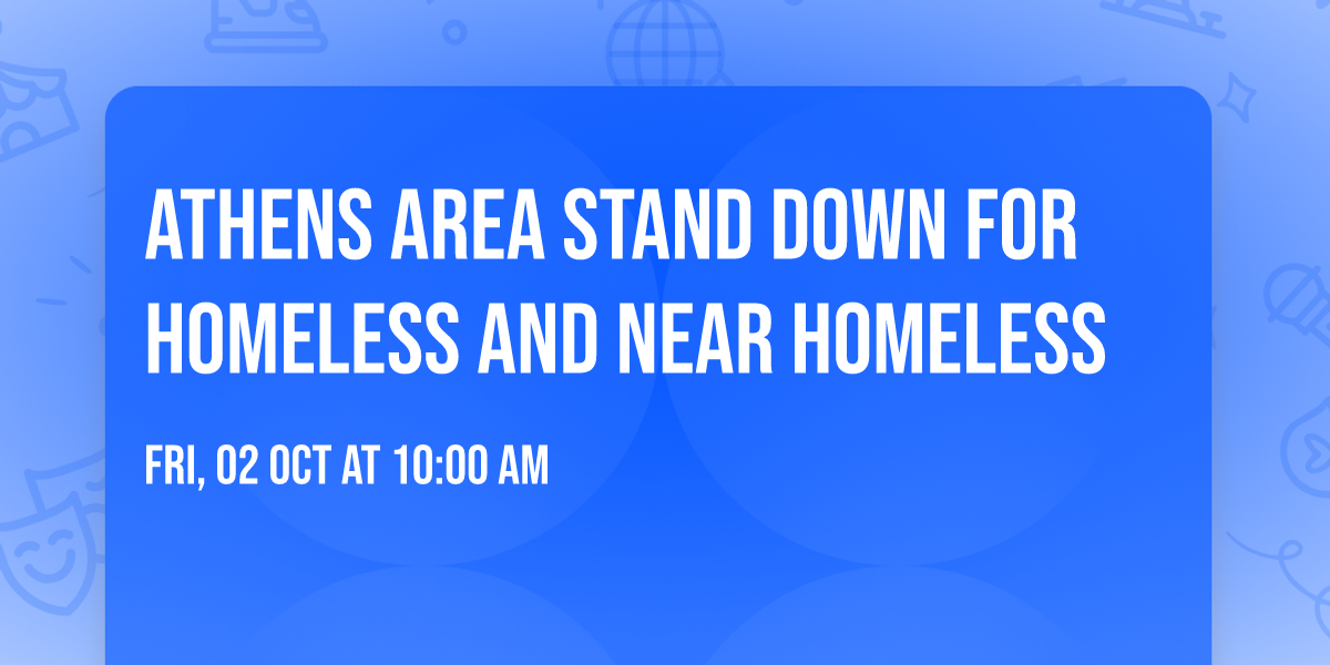 Athens Area Stand Down for Homeless and Near Homeless