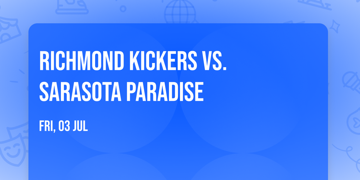 Richmond Kickers vs. Sarasota Paradise